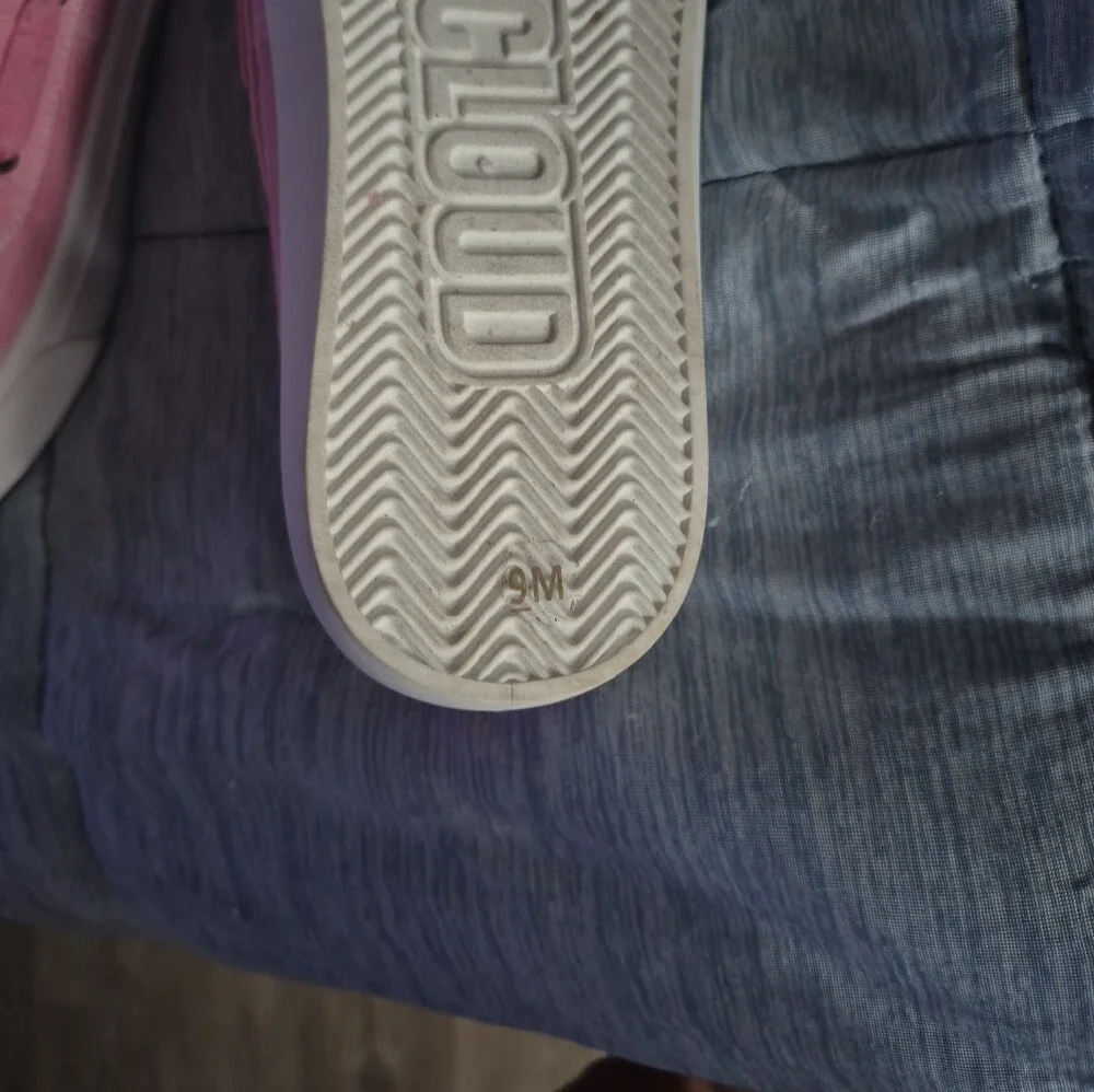 Project Cloud Women’s Pink Canvas Boat Shoes Size 9 Nwob